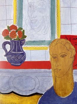 Henri Emile Benoit Matisse : the ochre head